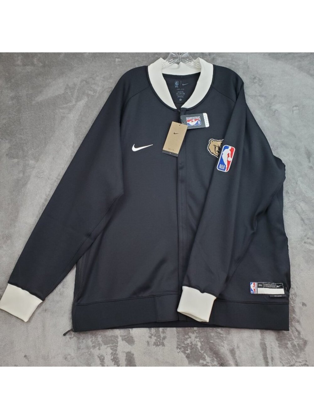 Nike Jacket Mens XXL T Tall City Ed Memphis Grizzlies Black Basketball Warm Up